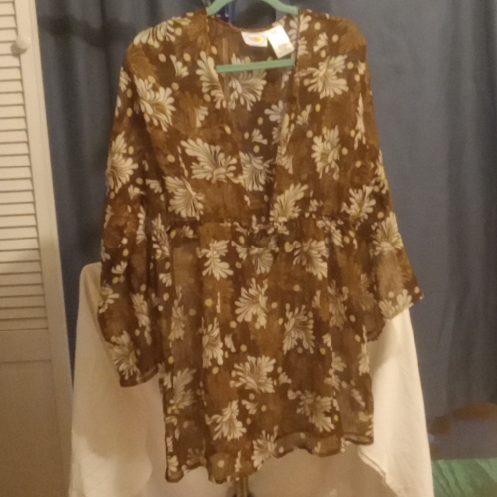 Sheer blouse